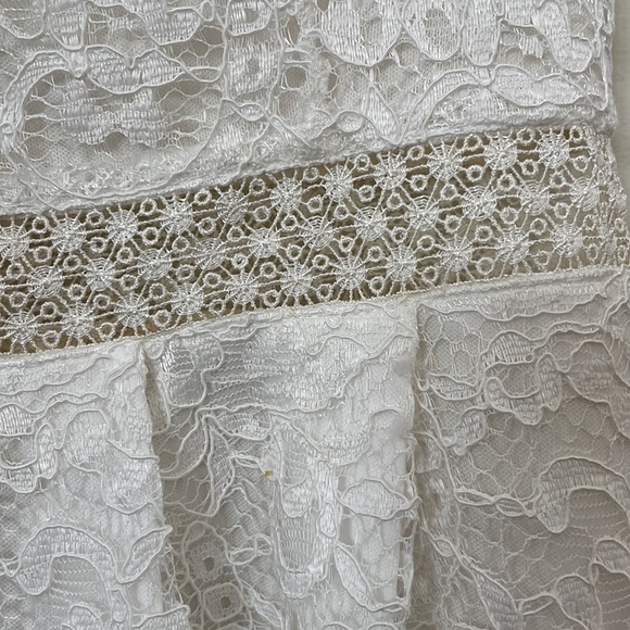 White Lace Dress , Lined, Size Small by Francesca’s - Picture 4 of 5